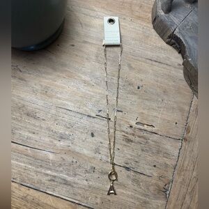 Anthropologie Serafina “A” necklace
